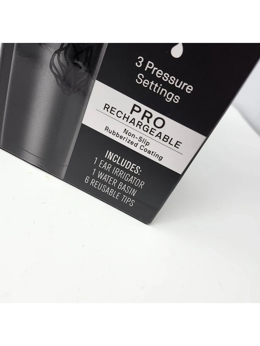 BlackWolf WUSH Pro Rechargeable Ear Cleaner Triple Jet 6 Tips NIB